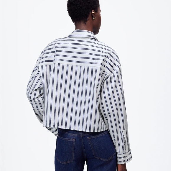 Madewell straight-Hem Shirt - Picture 4 of 5